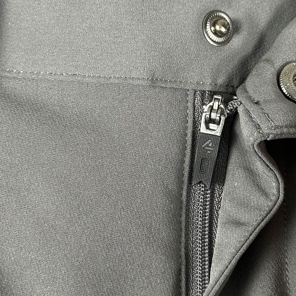 FourLaps Traverse Pants Mens 33x34 Gray Polyester Stretch Flat Front Straight - Picture 9 of 15